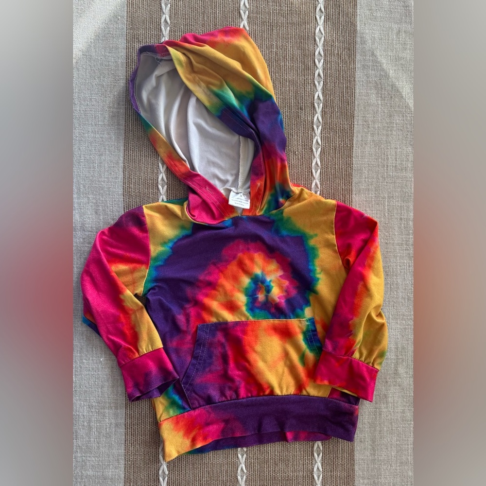 Colorful Tie-Dye Kids Hoodie